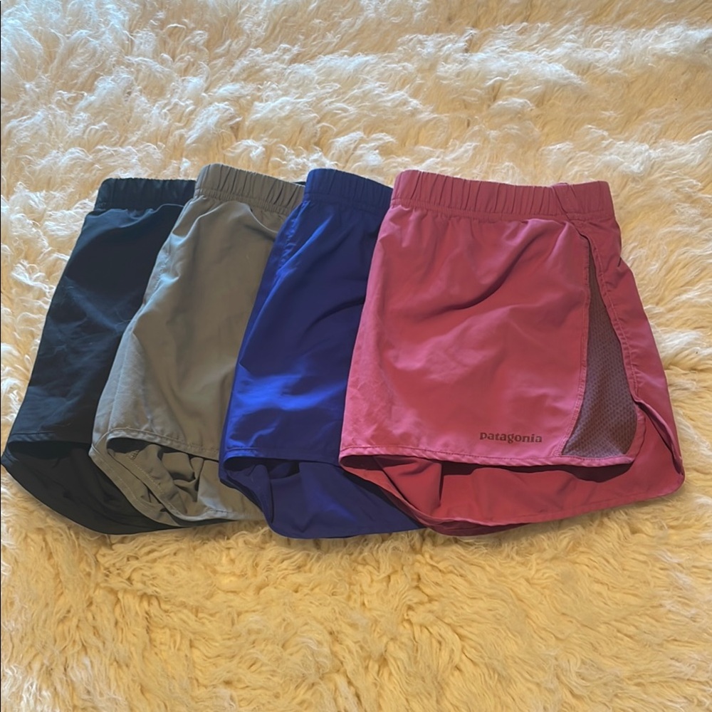 Patagonia running shorts bundle, size
small